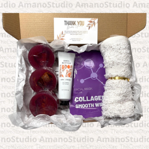 Soap Bar Kit Handmade Rose & Jojoba Oil & Facial Mask set